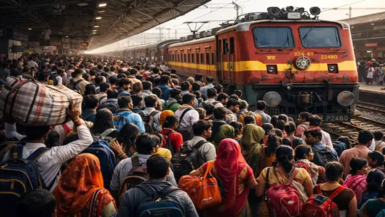 Bhopal Railway Crowd : त्योहार के बीच भोपाल के स्टेशनों पर उमड़ी भीड़, रेलवे प्रशासन अलर्ट
